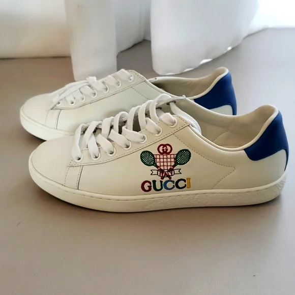 100% Authentic Gucci Kids Tennis Sneakers - Picture 2 of 7